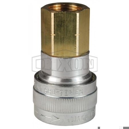 Dixon 1/2 in SCHRADER COUPLER, 1/2 in F-NPTF 4SHDF4